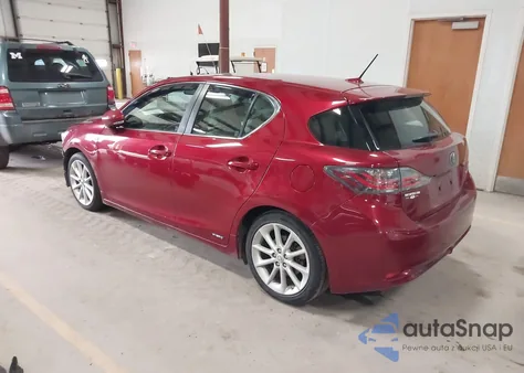 2011 Lexus Ct 200H Premium from USA, damaged, VIN JTHKD5BH6B2042420